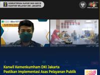 Kanwil Kemenkumham DKI Jakarta Pastikan Implementasi Asas Pelayanan Publik dan HAM Pada Satker Pemasyarakatan 