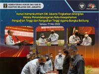 Kanwil Kemenkumham DKI Jakarta Tingkatkan Sinergitas Melalui Penandatanganan Nota Kesepahaman Pengadilan Tinggi dan Pengadilan Tinggi Agama Bangka Belitung