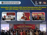 Semarakkan G20 Indonesia 2022, Kanwil Kemenkumham DKI Jakarta Gelar DJKI Mengajar “Kemenkumham Goes to Campus