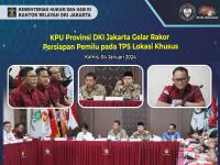 KPU Provinsi DKI Jakarta Gelar Rakor Persiapan Pemilu pada TPS Lokasi Khusus