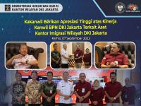 Kakanwil Berikan Apresiasi Tinggi atas Kinerja Kanwil BPN DKI Jakarta Terkait Aset Kantor Imigrasi Wilayah DKI Jakarta