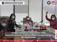 Pastikan Transparansi Dalam Seleksi CPNS, Kanwil Kemenkumham DKI Jakarta Ikuti Rapat Persiapan Dengan Biro Kepegawaian