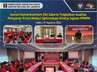 Kanwil Kemenkumham DKI Jakarta Tingkatkan Kualitas Pelayanan Prima Melalui Optimalisasi Kinerja Jajaran PPNPN