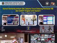 Kanwil Kemenkumham DKI Jakarta Turut Dukung Penilaian SAKIP dan RB Tingkat Unit Eselon I