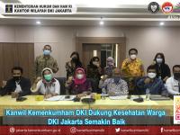 Kanwil Kemenkumham DKI Dukung Kesehatan Warga  DKI Jakarta Semakin Baik