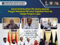 Kanwil Kemenkumham DKI Jakarta Apresiasi Program Mahasiswa IPB Untuk Tingkatkan Peran Ibu sebagai Penghuni Lapas