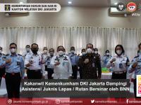 Kakanwil Kemenkumham DKI Jakarta, Ibnu Chuldun Dampingi  Asistensi Juknis Lapas / Rutan Bersinar oleh BNN