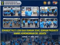 Semangat PASTI Lebih Baik Kumham Sehat-Kumham Produktif Kanwil Kemenkumham DKI Jakarta