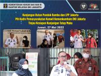 Kunjungi Rutan Pondok Bambu dan LPP Jakarta, Plh. Kadiv Pemasyarakatan Kanwil Kemenkumham DKI Jakarta Tinjau Kesiapan Kunjungan Tatap Muka