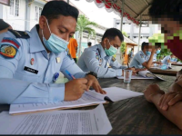 Pelaksanaan Skrining kepada 1.100 Orang Warga Binaan Calon Peserta Rehabilitasi T.A 2021 di Lapas Narkotika Jakarta