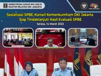 Sosialisasi SPBE, Kanwil Kemenkumham DKI Jakarta Siap Tindaklajuti Hasil Evaluasi SPBE