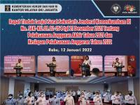Kanwil Kemenkumham DKI Jakarta Selenggarakan Rapat Tindak Lanjut Tentang Pelaksanaan Anggaran Tahun 2021 dan Kesiapan Pelaksanaan Anggaran Tahun 2022