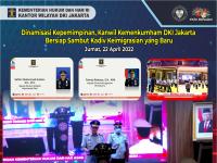 Dinamisasi Kepemimpinan, Kanwil Kemenkumham DKI Jakarta Bersiap Sambut Kadiv Keimigrasian yang Baru
