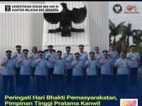 Peringati Hari Bhakti Pemasyarakatan, Pimpinan Tinggi Pratama Kanwil Kemenkumham DKI Jakarta Berikan Penghormatan kepada Para Pahlawan