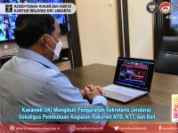 Kakanwil DKI Mengikuti Pengarahan Sekretaris Jenderal Sekaligus Pembukaan Kegiatan Rakorwil NTB, NTT, dan Bali