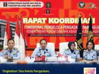 Tingkatkan Tata Kelola Pengadaan, Kanwil Kemenkumham DKI Jakarta Hadiri Rakor Pengadaan Barang dan Jasa