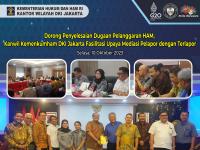 Dorong Penyelesaian Dugaan Pelanggaran HAM, Kanwil Kemenkumham DKI Jakarta Fasilitasi Upaya Mediasi Pelapor dengan Terlapor