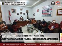 Kunjungi Bapas Kelas I Jakarta Barat, Kadiv Yankumham Apresiasi Perubahan Hasil Pembangunan ZI
