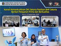 Kanwil Kemenkumham DKI Jakarta Pastikan BHP Jakarta Berikan Pelayanan Prima dan Berkualitas