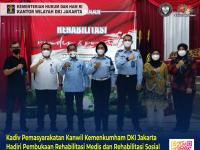 Kadiv Pemasyarakatan Kanwil Kemenkumham DKI Jakarta Hadiri Pembukaan Rehabilitasi Medis dan Rehabilitasi Sosial Tahun 2022 di Lapas Salemba