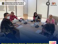 Penguatan Peran Notaris Kanwil Kemenkumham DKI Jakarta Laksanakan Pengawasan dan Audit Kepatuhan Penerapan PMPJ