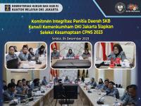 Komitmen Integritas: Panitia Daerah SKB Kanwil Kemenkumham DKI Jakarta Siapkan Seleksi Kesamaptaan CPNS 2023