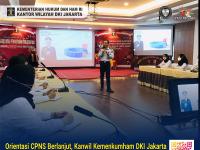 Orientasi CPNS Berlanjut, Kanwil Kemenkumham DKI Jakarta Berikan Materi Terkait Teknis Pemasyarakatan