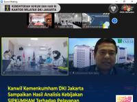 Kanwil Kemenkumham DKI Jakarta Sampaikan Hasil Analisis Kebijakan SIPKUMHAM Terhadap Pelayanan di Satker Imigrasi