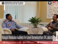 Wakajati Melakukan Audiensi Ke Kanwil Kemenkumham DKI Jakarta