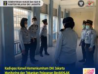 Kadivpas Kanwil Kemenkumham DKI Jakarta Monitoring dan Tekankan Pelayanan BerAKHLAK di RSUPC