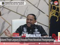 Kepala Kantor Wilayah kementerian Hukum dan HAM DKI Jakarta Pimpin Langsung Uji Kelayakan Proses Naturalisasi Pewarganegaraan