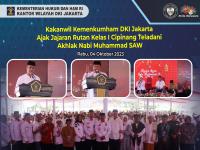 Kakanwil Kemenkumham DKI Jakarta Ajak Jajaran Rutan Kelas I Cipinang Teladani Akhlak Nabi Muhammad SAW