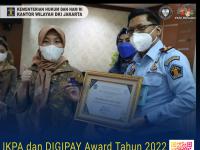 IKPA dan DIGIPAY Award Tahun 2022 Satker Lingkup KPPN Jakarta V
