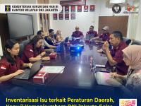 Inventarisasi Isu terkait Peraturan Daerah, Kanwil Kemenkumham DKI Jakarta Gelar Rapat Kajian Perda Provinsi DKI Jakarta