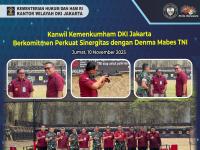 Kanwil Kemenkumham DKI Jakarta Berkomitmen Perkuat Sinergitas dengan Denma Mabes TNI