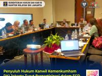 Penyuluh Hukum Kanwil Kemenkumham DKI Jakarta Turut Berpartisipasi dalam FGD 