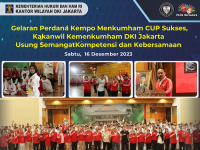 Gelaran Perdana Kempo Menkumham Cup Sukses, Kakanwil Kemenkumham DKI Jakarta Usung Semangat Kompetisi dan Kebersamaan 