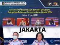 Kantor Wilayah Kemenkumham DKI Jakarta Optimalkan Pelayanan Pemasyarakatan Melalui SPPN