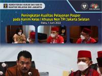 Peningkatan Kualitas Pelayanan Paspor pada Kanim Kelas I Khusus Non TPI Jakarta Selatan