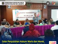 Gelar Penyuluhan Hukum Waris dan Merek, Kanwil Kemenkumham DKI Jakarta Edukasi Warga Mampang Prapatan
