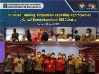 In House Training: Tingkatkan Kapasitas Keprotokolan Kanwil Kemenkumham DKI Jakarta