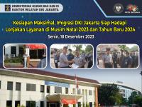 Kesiapan Maksimal, Imigrasi DKI Jakarta Siap Hadapi Lonjakan Layanan di Musim Natal 2023 dan Tahun Baru 2024