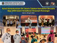 Kanwil Kemenkumham DKI Jakarta Ciptakan Kemudahan Berusaha Bagi UMKM dalam Pendaftaran Perseroan Perorangan