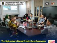 Tim Sipkumham Bahas Prinsip Keprofesionalan Dalam Fungsi Penyelesaian Permasalahan Hukum di Wilayah DKI Jakarta