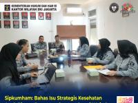 Bahas Isu Strategis Permasalahan HAM, Kanwil Kemenkumham DKI Jakarta Bersiap Lakukan Penelitian Kesehatan Anak Binaan Pemasyarakatan