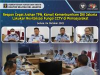 Kanwil Kemenkumham DKI Jakarta Lakukan Revitalisasi Fungsi CCTV di Pemasyarakatan