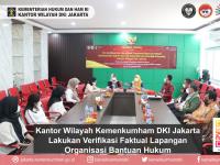 Kantor Wilayah Kemenkumham DKI Jakarta Lakukan Verifikasi Faktual Lapangan  Organisasi Bantuan Hukum