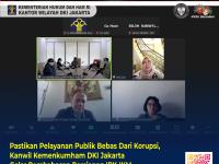 Pastikan Pelayanan Publik Bebas Dari Korupsi, Kanwil Kemenkumham DKI Jakarta Gelar Rapat Persiapan IPK-IKM