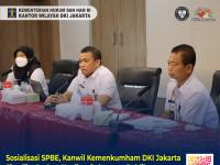 Sosialisasi SPBE, Kanwil Kemenkumham DKI Jakarta Siap Tingkatkan Kualitas Pelayanan Publik Melalui Teknologi Informasi dan Komunikasi