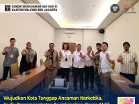 Wujudkan Kota Tanggap Ancaman Narkotika, Kadiv Pemasyarakatan Sosialisasikan Peran Aktif Kanwil Kemenkumham DKI Jakarta Berantas P4GN